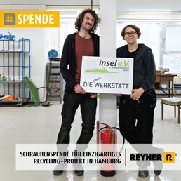 REYHER_Spende_Recycling_Projekt_insel_eV_1