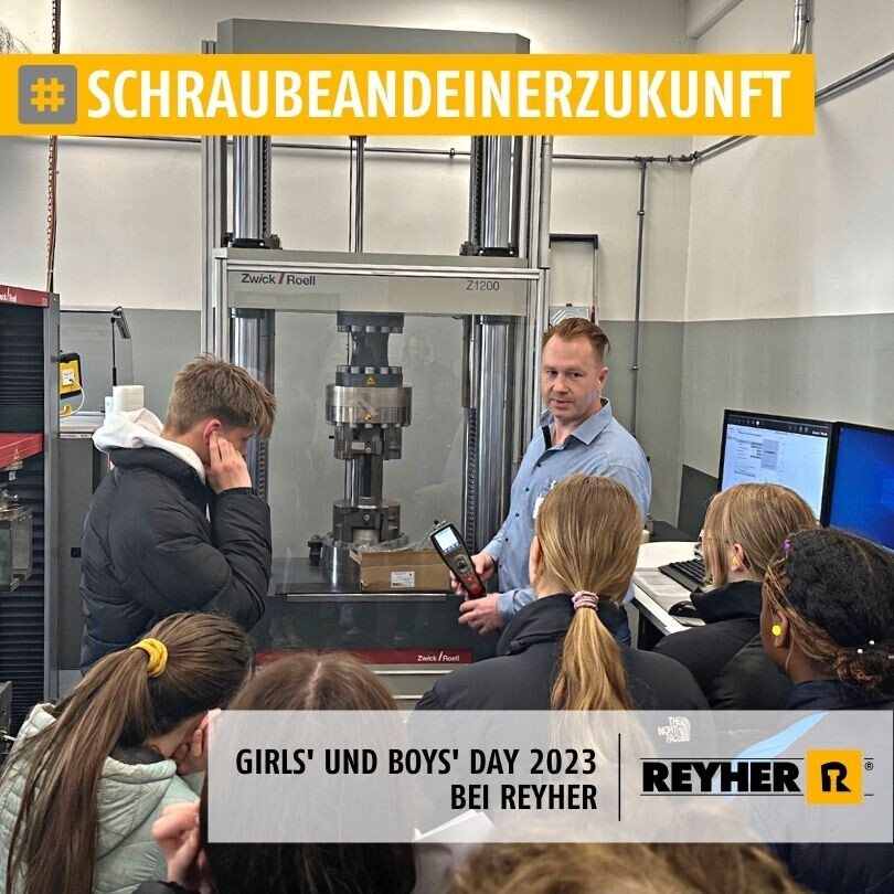 Girls' und Boys' Day 2023 bei REYHER REYHER Verbindungselemente und
