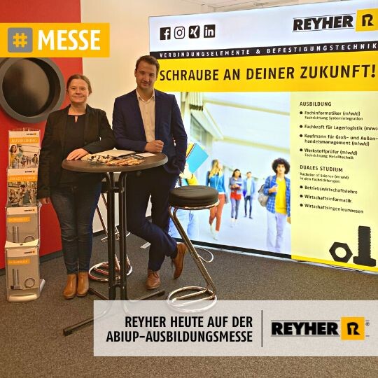 Cole Reyher REYHER heute auf der AbiUp-Ausbildungsmesse - REYHER ...