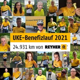 UKE-benefizlauf 2021 - In 100 Tagen 1,5 mal um die Welt