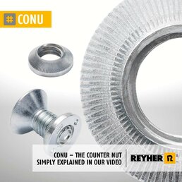 REYHER_CONU_Counter_Nut_Video