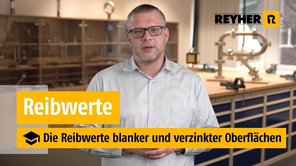 Reibwerte blanker und verzinkter Oberflächen